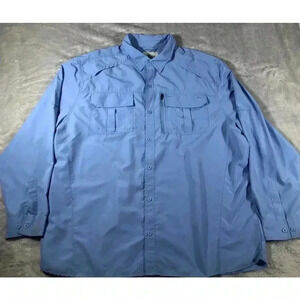 Pacific Trail, XXL blue long sleeve shirt￼